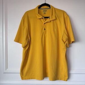 Izod Perform X Basix Cool-FX Performance‎ Polo Yellow Size XL